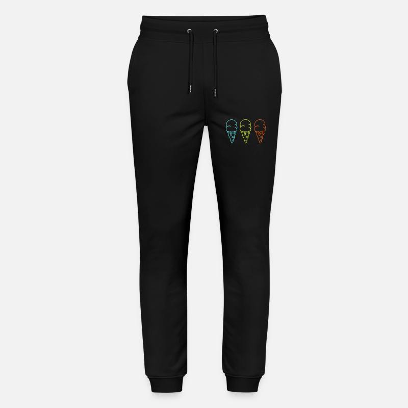 eis eiscreme 3 - Stanley/Stella Unisex Bio Jogginghose Mover  - Schwarz