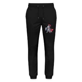 Freundlicher Ritter als Geburtstagsgeschenk Design - Stanley/Stella Unisex Bio Jogginghose Mover  - Schwarz - Vorne - Marisol (170cm) & Nik (191cm)