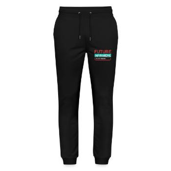 future infirmière - Pantalon de jogging bio MOVER Stanley/Stella unisexe - noir - Devant - Marisol (170cm) & Nik (191cm)