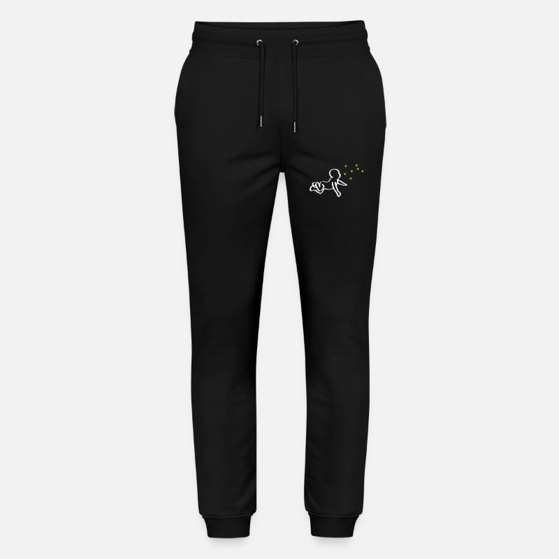 ReNaissance bébé blanc Phoenix jaune - Pantalon de jogging bio MOVER Stanley/Stella unisexe - noir