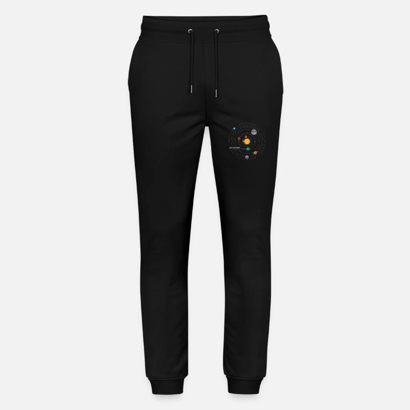 Sonnensystem - Stanley/Stella Unisex Bio Jogginghose Mover  - Schwarz