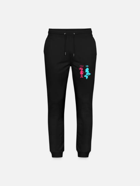 Mermaid - Stanley/Stella Mover Unisex Organic Jogging Trousers - black