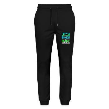 Appaloosa Western Horse Dressage Horse Sayings - Stanley/Stella Mover Unisex Organic Jogging Trousers - black - Front - Marisol (170cm) & Nik (191cm)