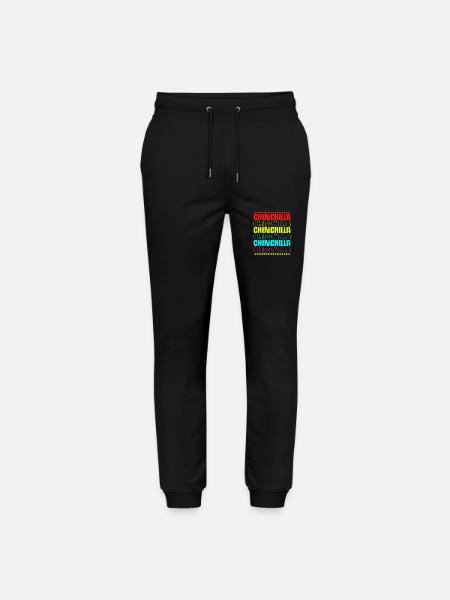 Chinchilla - Stanley/Stella Mover Unisex Organic Jogging Trousers - black