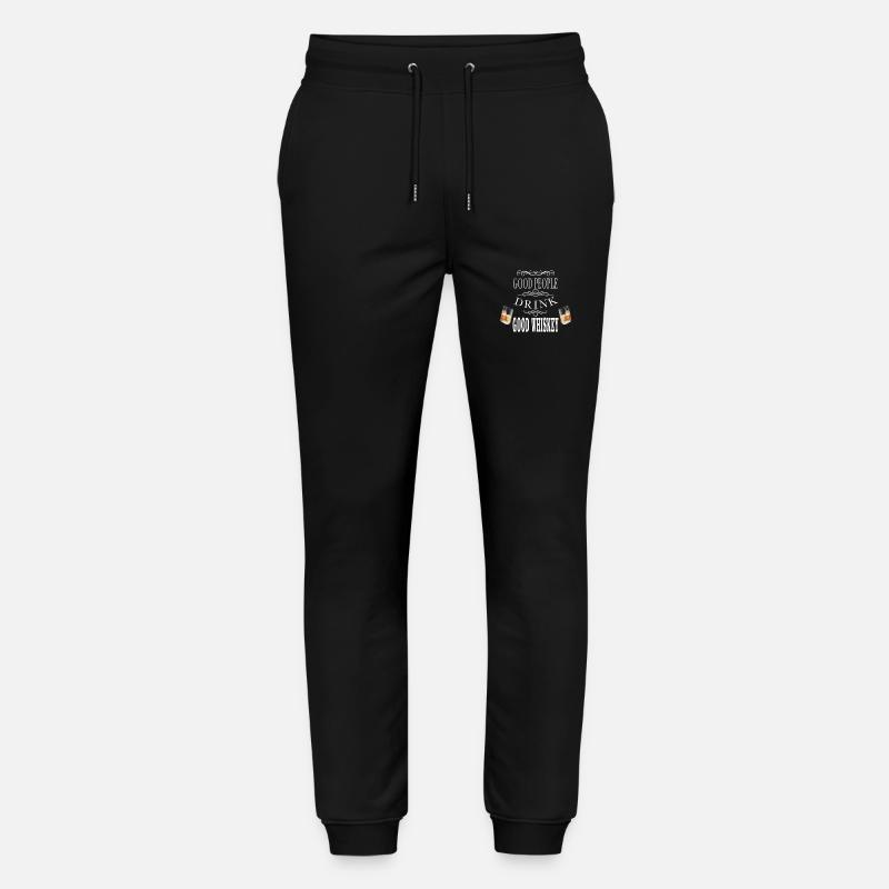 Whiskey - Stanley/Stella Unisex Bio Jogginghose Mover  - Schwarz