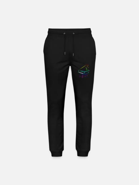 Piano - Stanley/Stella Mover Unisex Organic Jogging Trousers - black