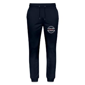 Bassoon Wind Instrument Wind Music Music Teacher Octave - Stanley/Stella Mover Unisex Organic Jogging Trousers - navy - Front - Marisol (170cm) & Nik (191cm)