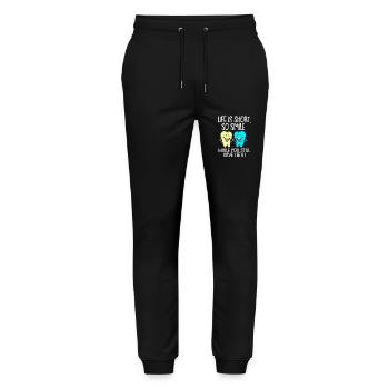Dentist - Stanley/Stella Mover Unisex Organic Jogging Trousers - black - Front - Marisol (170cm) & Nik (191cm)