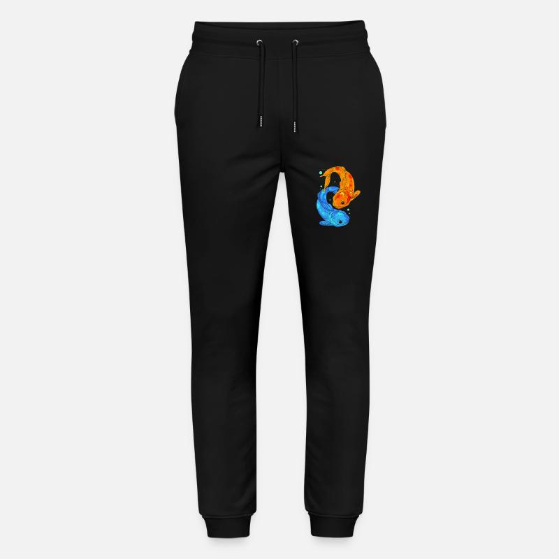 Koi - Stanley/Stella Unisex Bio Jogginghose Mover  - Schwarz