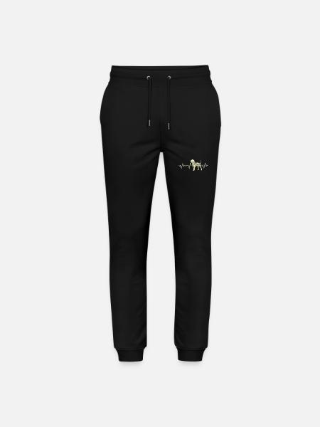 Dalmatian - Stanley/Stella Mover Unisex Organic Jogging Trousers - black