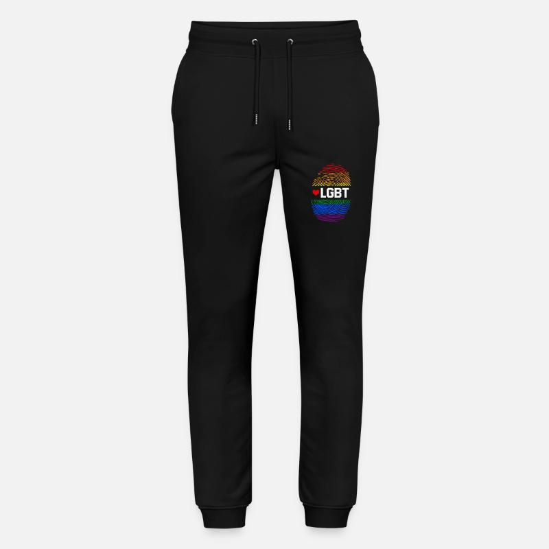 LGBT - Stanley/Stella Unisex Bio Jogginghose Mover  - Schwarz