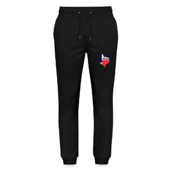Texas Tshirt avec Rodeo Cavaliers De Taureau Texas - Pantalon de jogging bio MOVER Stanley/Stella unisexe - noir - Devant - Marisol (170cm) & Nik (191cm)