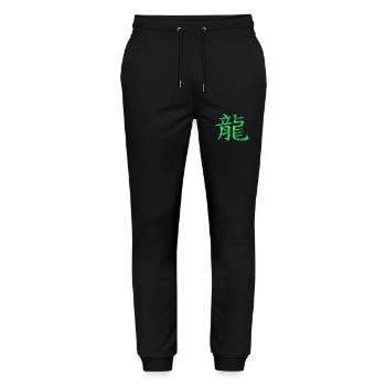 Chinese dragon - Stanley/Stella Mover Unisex Organic Jogging Trousers - black - Front - Marisol (170cm) & Nik (191cm)