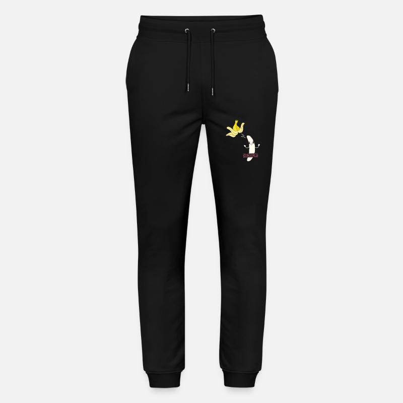 Censored Zensiert Banane - Pantalon de jogging bio MOVER Stanley/Stella unisexe - noir