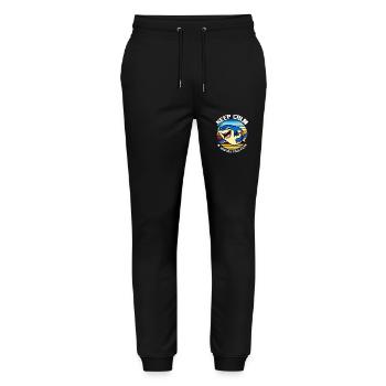 shark - Stanley/Stella Mover Unisex Organic Jogging Trousers - black - Front - Marisol (170cm) & Nik (191cm)