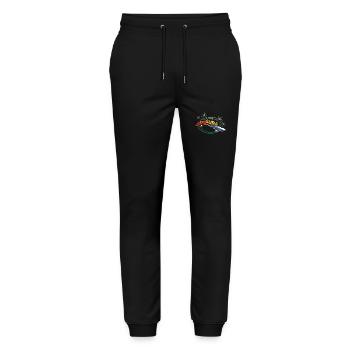 Cuba - Pantalon de jogging bio MOVER Stanley/Stella unisexe - noir - Devant - Marisol (170cm) & Nik (191cm)