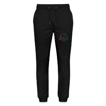 Frankfurt - Stanley/Stella Unisex Bio Jogginghose Mover  - Schwarz - Vorne - Marisol (170cm) & Nik (191cm)