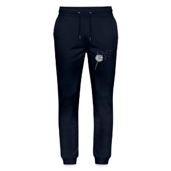 Pissenlit nature jardinier fleurs pissenlit cadeau - Pantalon de jogging bio MOVER Stanley/Stella unisexe - marine - Devant - Marisol (170cm) & Nik (191cm)