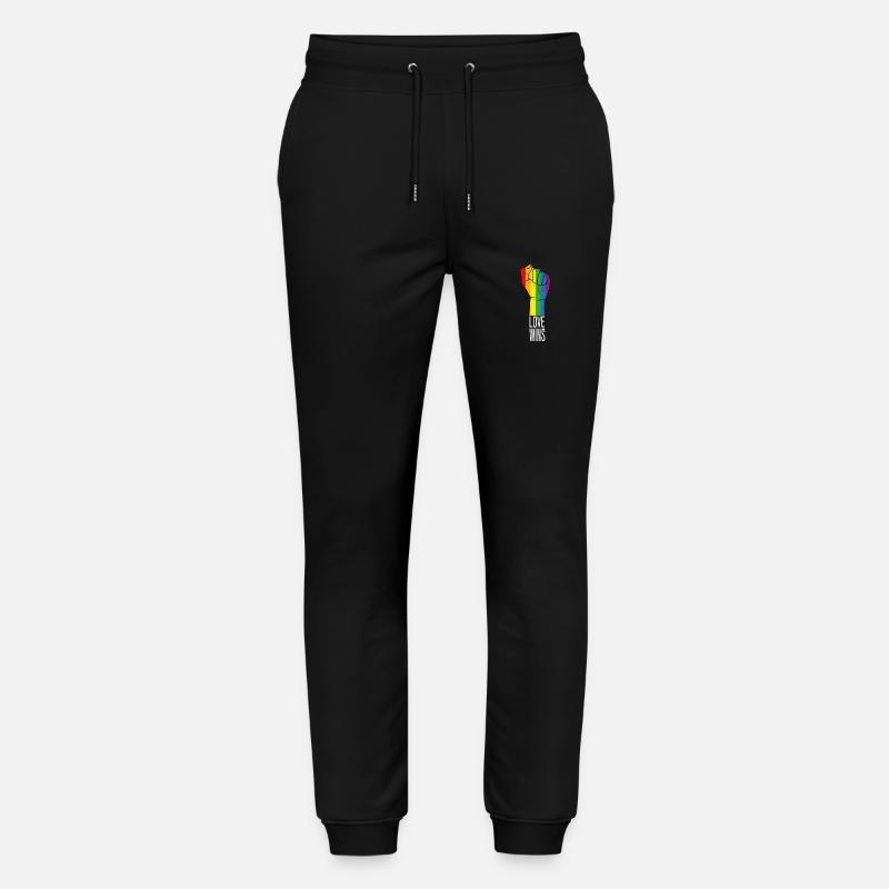 Love Wins - Stanley/Stella Unisex Bio Jogginghose Mover - Schwarz