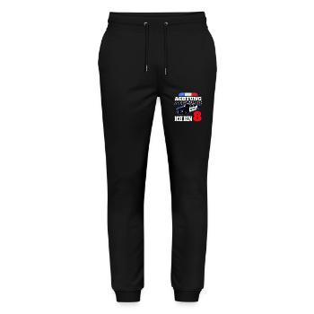 8 Geburtstag Polizei Polizeiauto Junge Geschenk - Stanley/Stella Unisex Bio Jogginghose Mover  - Schwarz - Vorne - Marisol (170cm) & Nik (191cm)