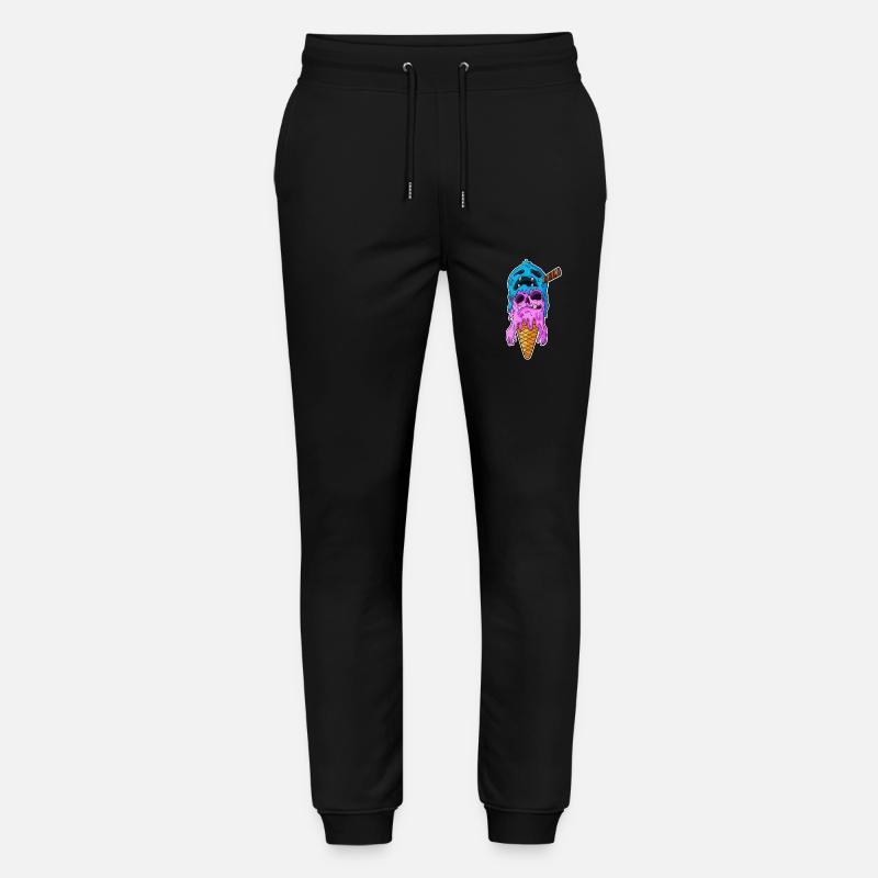 Ice Cream Zombie - Stanley/Stella Unisex Bio Jogginghose Mover  - Schwarz