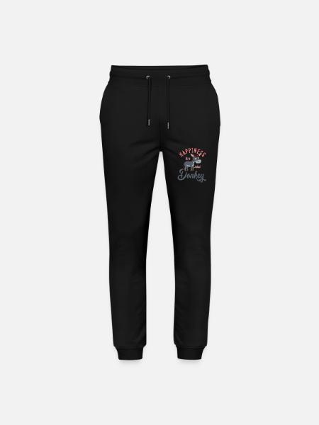 Esel, Esel böser Esel, schlauer Esel - Stanley/Stella Unisex Bio Jogginghose Mover  - Schwarz