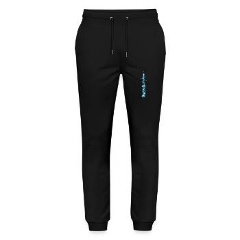 Clarinet Splash - Stanley/Stella Mover Unisex Organic Jogging Trousers - black - Front - Marisol (170cm) & Nik (191cm)