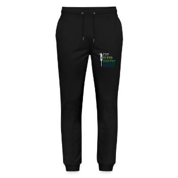 Biology, Biology Biologist, Chemistry, - Stanley/Stella Mover Unisex Organic Jogging Trousers - black - Front - Marisol (170cm) & Nik (191cm)