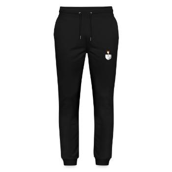 Giraffe niedlich - Stanley/Stella Unisex Bio Jogginghose Mover  - Schwarz - Vorne - Marisol (170cm) & Nik (191cm)