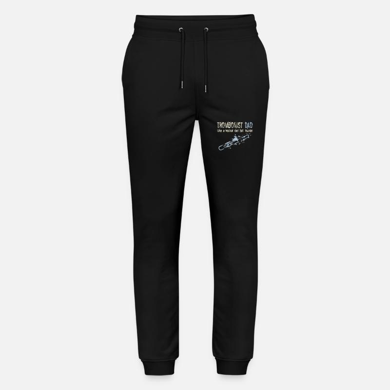 Trombone papa - Pantalon de jogging bio MOVER Stanley/Stella unisexe - noir