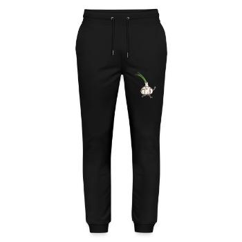 Ail cool - Pantalon de jogging bio MOVER Stanley/Stella unisexe - noir - Devant - Marisol (170cm) & Nik (191cm)
