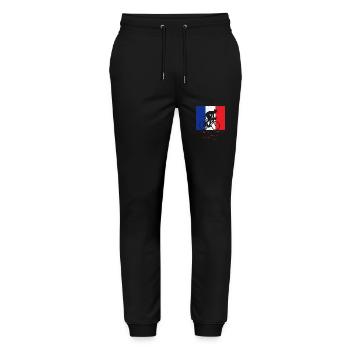 tour france, tour france tour france 2021, - Stanley/Stella Unisex Bio Jogginghose Mover  - Schwarz - Vorne - Marisol (170cm) & Nik (191cm)