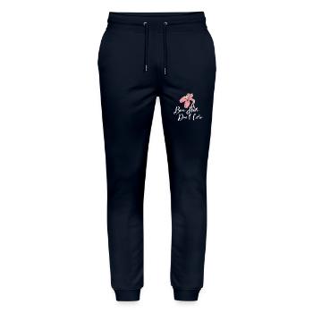 Ballerina Ballet Dancer Mode Dance Gift - Stanley/Stella Mover Unisex Organic Jogging Trousers - navy - Front - Marisol (170cm) & Nik (191cm)