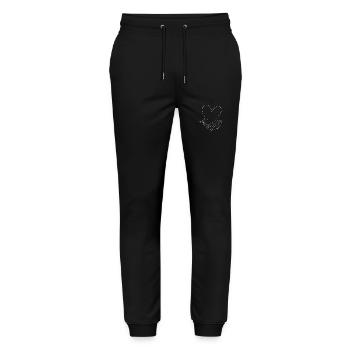 Whale - Stanley/Stella Mover Unisex Organic Jogging Trousers - black - Front - Marisol (170cm) & Nik (191cm)