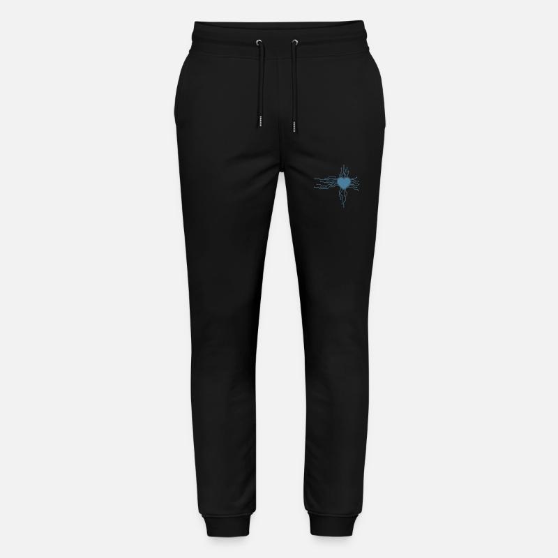 Cœur avec électronique Profession Technologie Électricité - Pantalon de jogging bio MOVER Stanley/Stella unisexe - noir