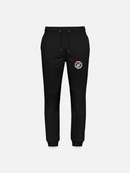 Impfen statt Schimpfen - Stanley/Stella Unisex Bio Jogginghose Mover - Schwarz