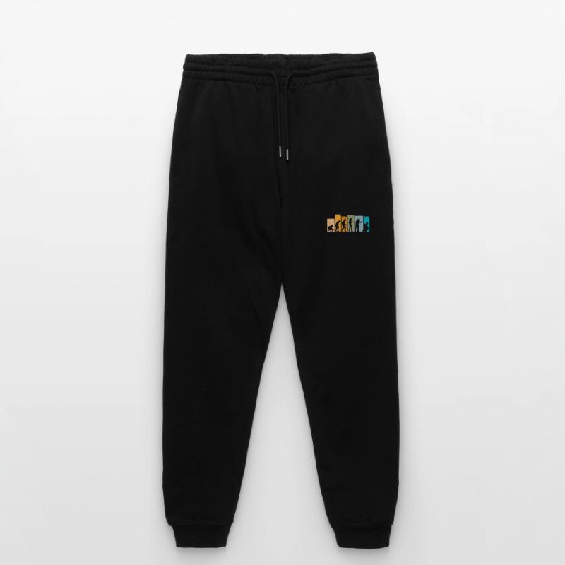 Evolution Retro Firefighter Fire Brigade Gift Stanley/Stella Mover Unisex Organic Jogging Trousers