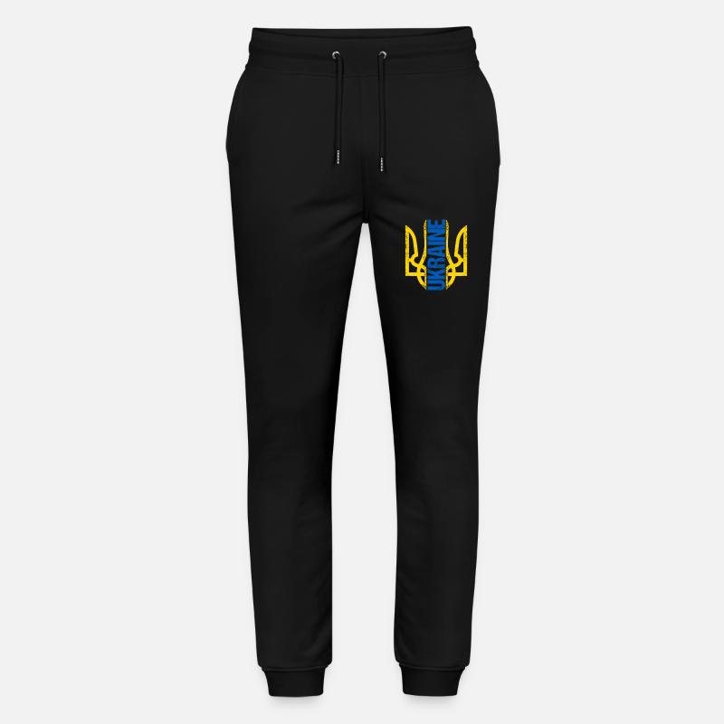 Ukraine Leute Geschenke - Stanley/Stella Unisex Bio Jogginghose Mover  - Schwarz