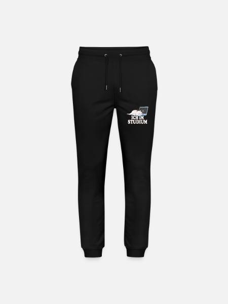 Ich im Studium schlafende katze - Stanley/Stella Unisex Bio Jogginghose Mover - Schwarz