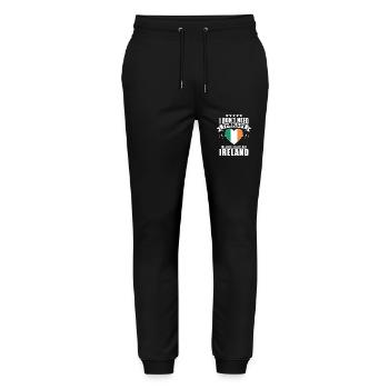 Ireland I do not need Therapy - Stanley/Stella Mover Unisex Organic Jogging Trousers - black - Front - Marisol (170cm) & Nik (191cm)