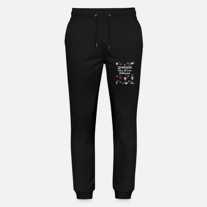 Meine Lieblingstiere in Greetsiel - Stanley/Stella Unisex Bio Jogginghose Mover  - Schwarz