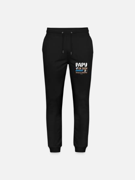 Papy En 2024 Veuillez Patienter - Pantalon de jogging bio MOVER Stanley/Stella unisexe - noir