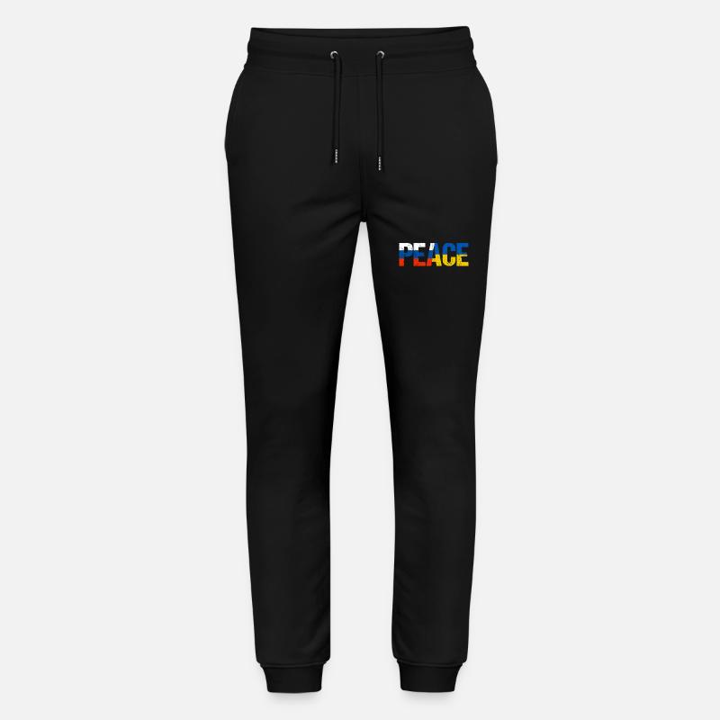 Russland Ukraine Frieden - Stanley/Stella Unisex Bio Jogginghose Mover  - Schwarz