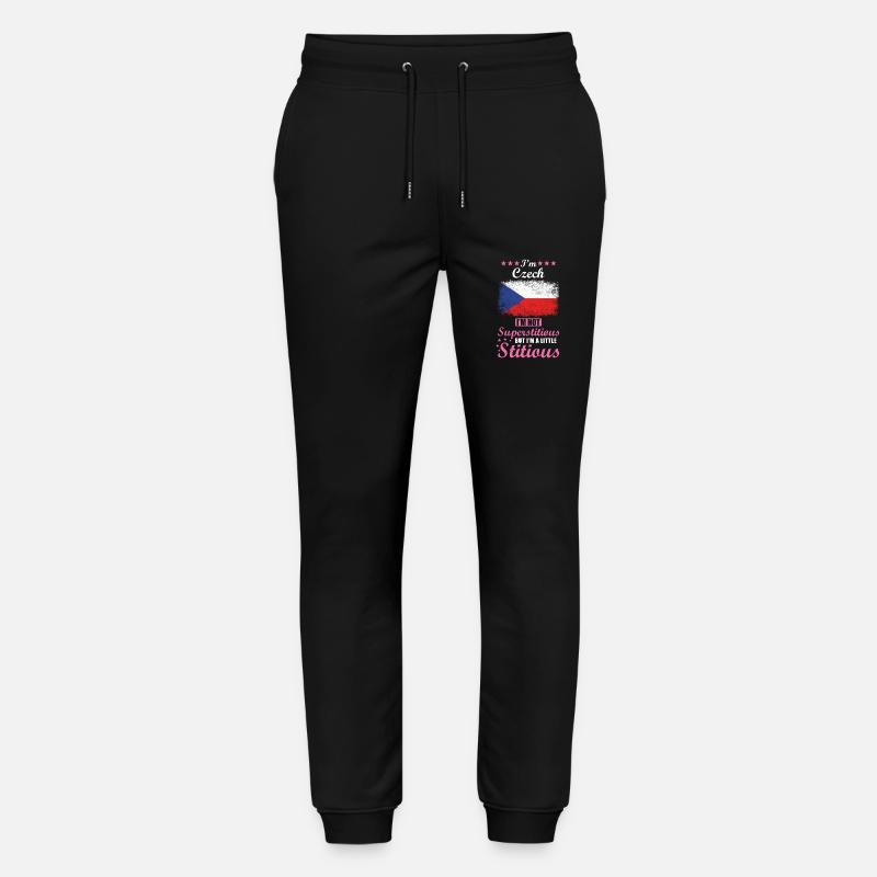 Tchèque Mme Superstitious Stitious - Pantalon de jogging bio MOVER Stanley/Stella unisexe - noir