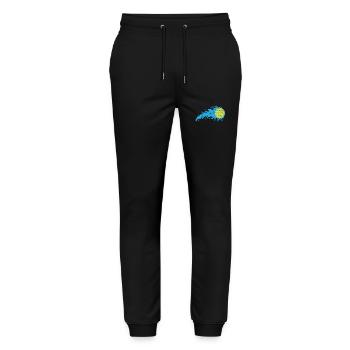 Water Polo Team BallSport Hobby - Stanley/Stella Mover Unisex Organic Jogging Trousers - black - Front - Marisol (170cm) & Nik (191cm)