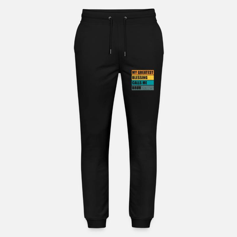 Bruh - Stanley/Stella Unisex Bio Jogginghose Mover  - Schwarz