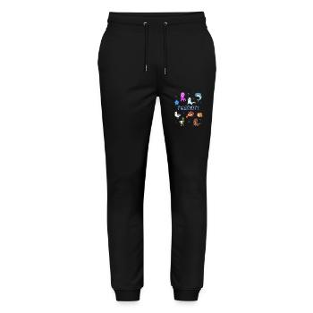 Süße Tiere in Maasholm - Stanley/Stella Unisex Bio Jogginghose Mover  - Schwarz - Vorne - Marisol (170cm) & Nik (191cm)