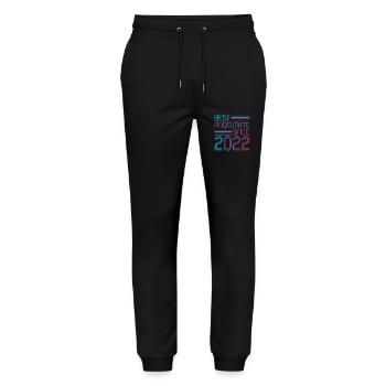 Best roommate since 2022 love your roomates - Stanley/Stella Mover Unisex Organic Jogging Trousers - black - Front - Marisol (170cm) & Nik (191cm)