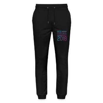 Best roommate since 2018 love your roomates - Stanley/Stella Mover Unisex Organic Jogging Trousers - black - Front - Marisol (170cm) & Nik (191cm)