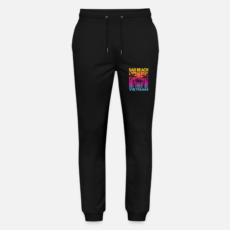 Sao Beach Vietnam - Stanley/Stella Unisex Bio Jogginghose Mover  - Schwarz